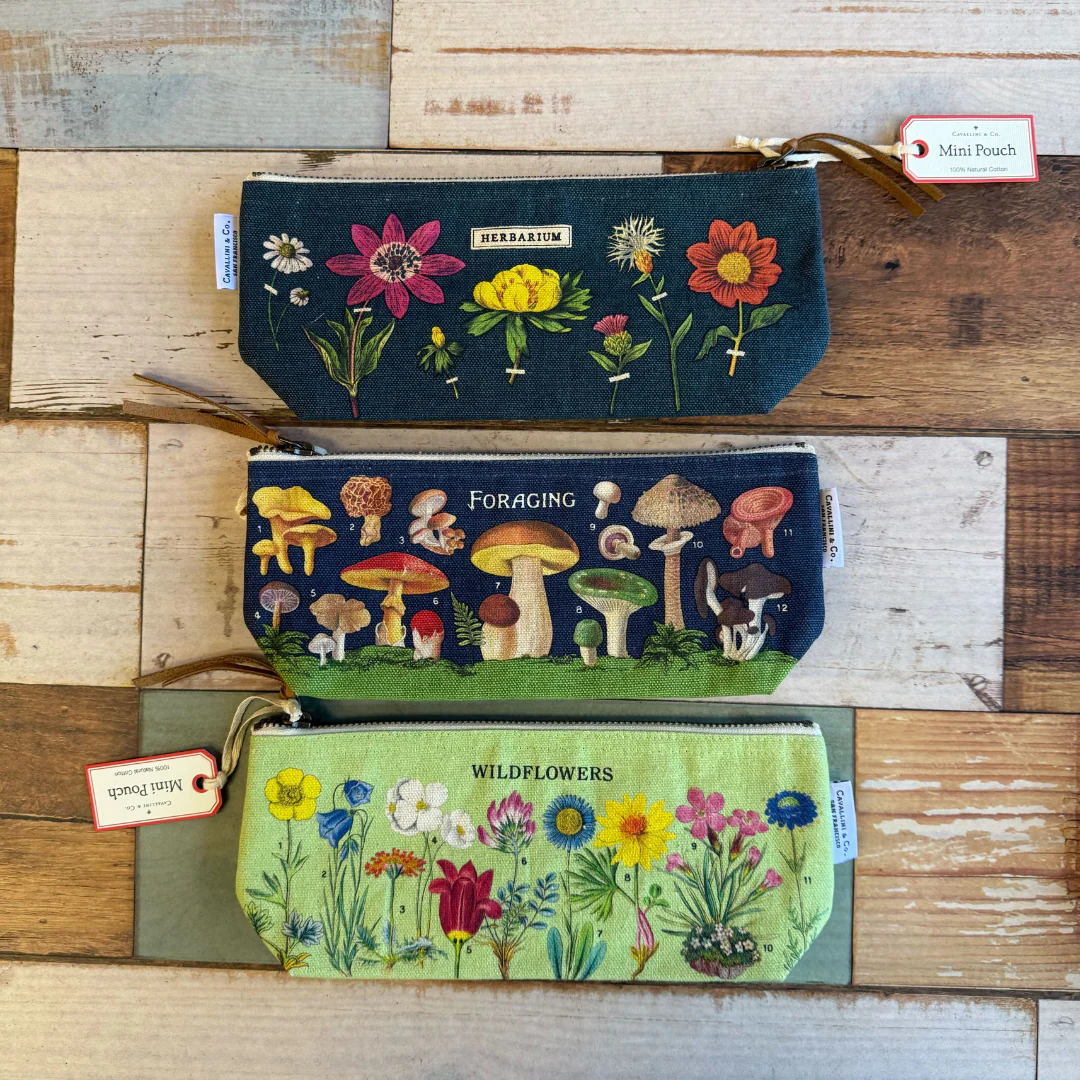 Cavallini Vintage Mini Pouch - Wildflowers - Image 2