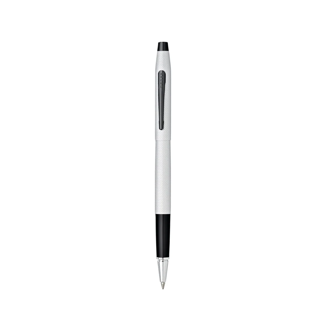 Classic Century Brushed Chrome Rollerball Pen - Image 2