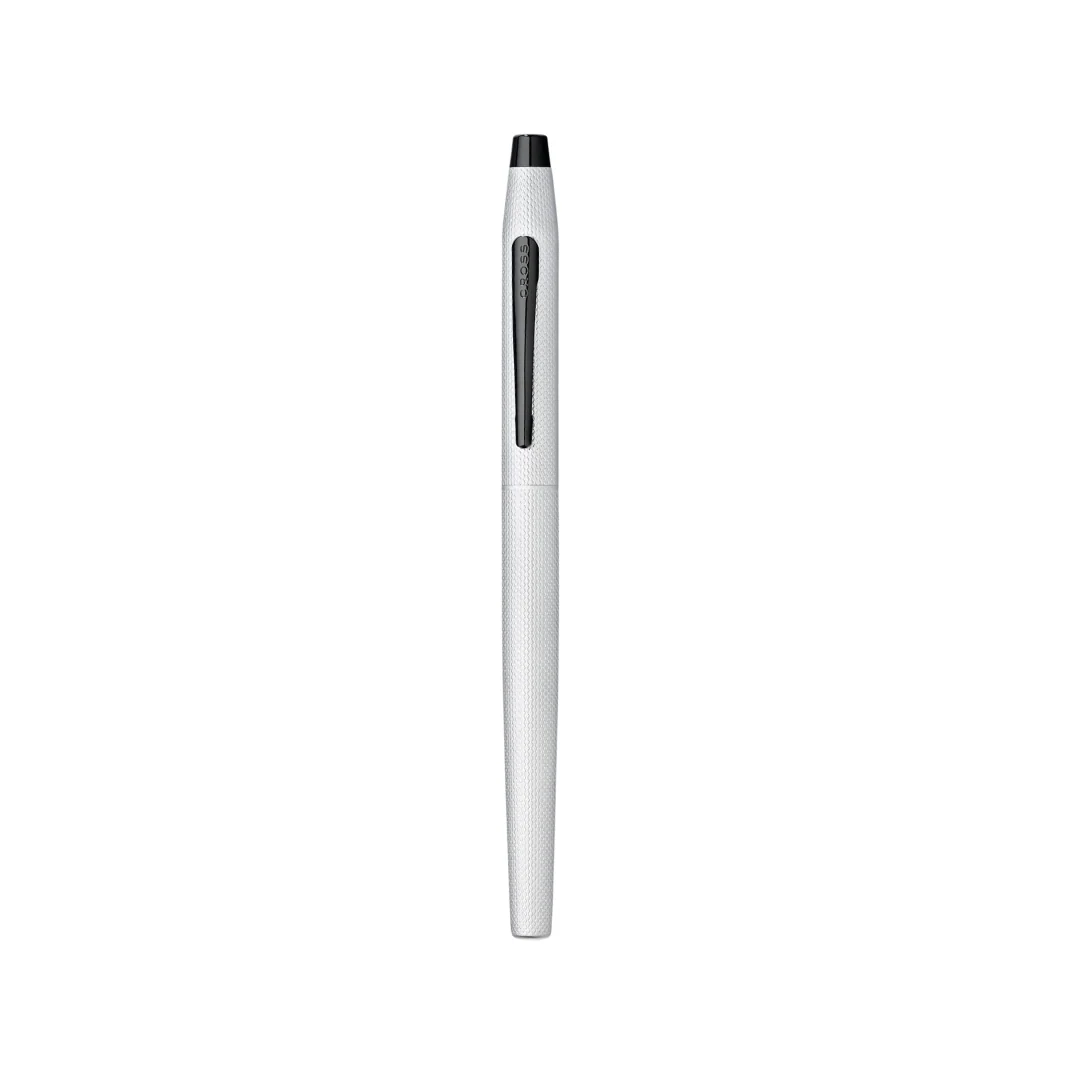 Classic Century Brushed Chrome Rollerball Pen - Image 4