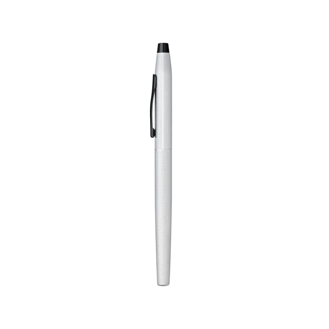 Classic Century Brushed Chrome Rollerball Pen - Image 5