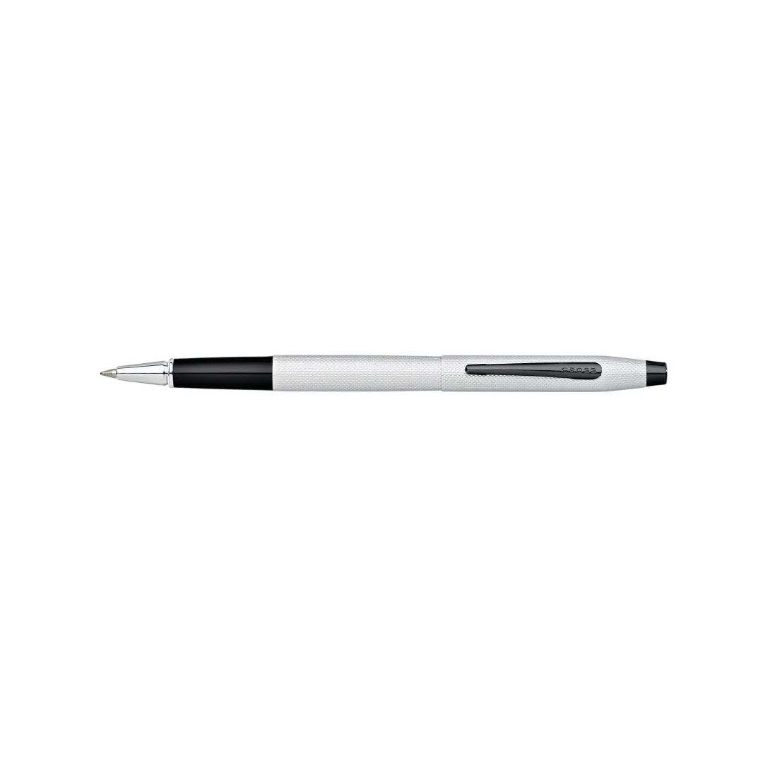 Classic Century Brushed Chrome Rollerball Pen - Image 6