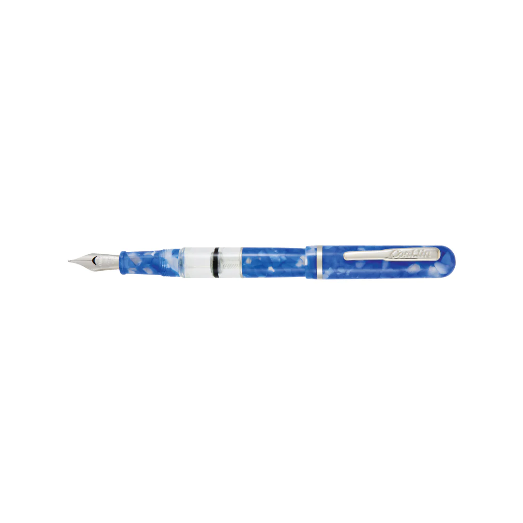 Conklin Heritage Word Gauge Collection Fountain Pen Blue - Image 3