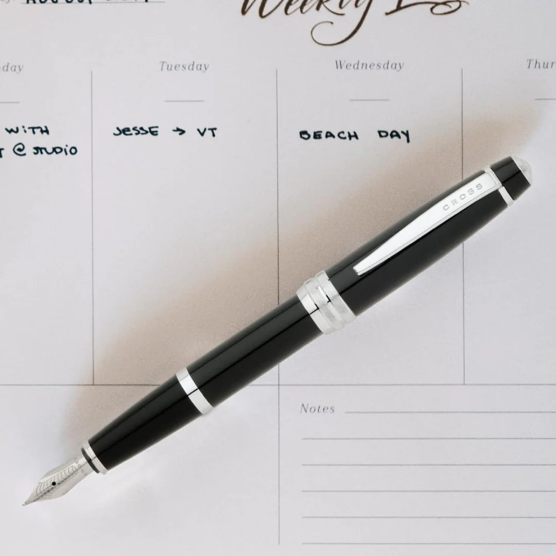 Cross Bailey Fountain Pen - Black Lacquer (Medium) - Image 6