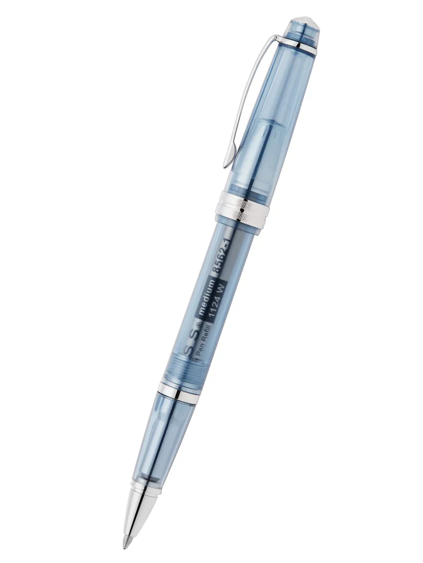 Cross Bailey Light™ Translucent Navy-Blue Resin Ballpoint Pen - Image 2