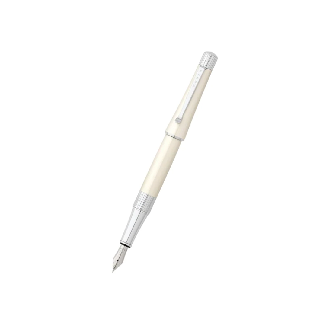 Cross Beverly Fountain Pen - White Lacquer