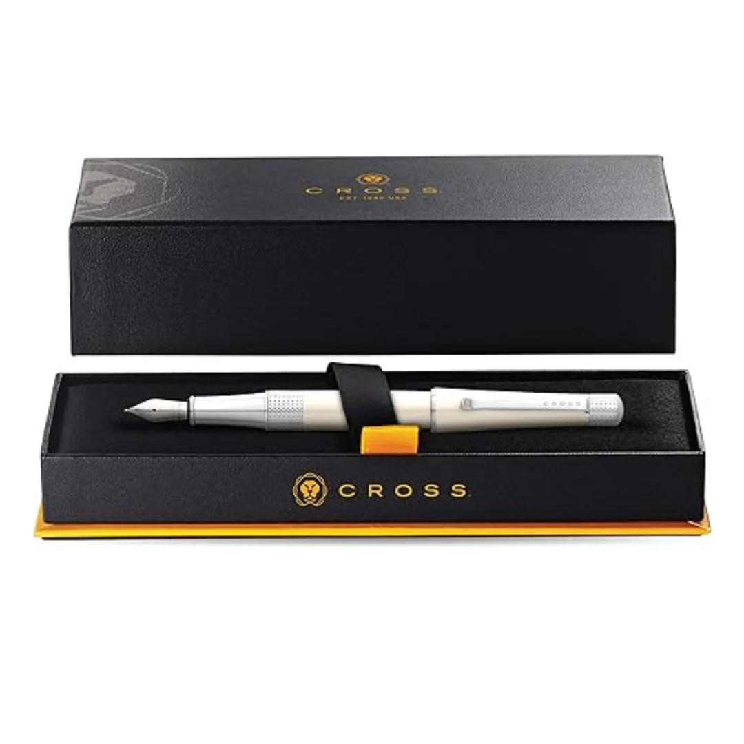 Cross Beverly Fountain Pen - White Lacquer - Image 5