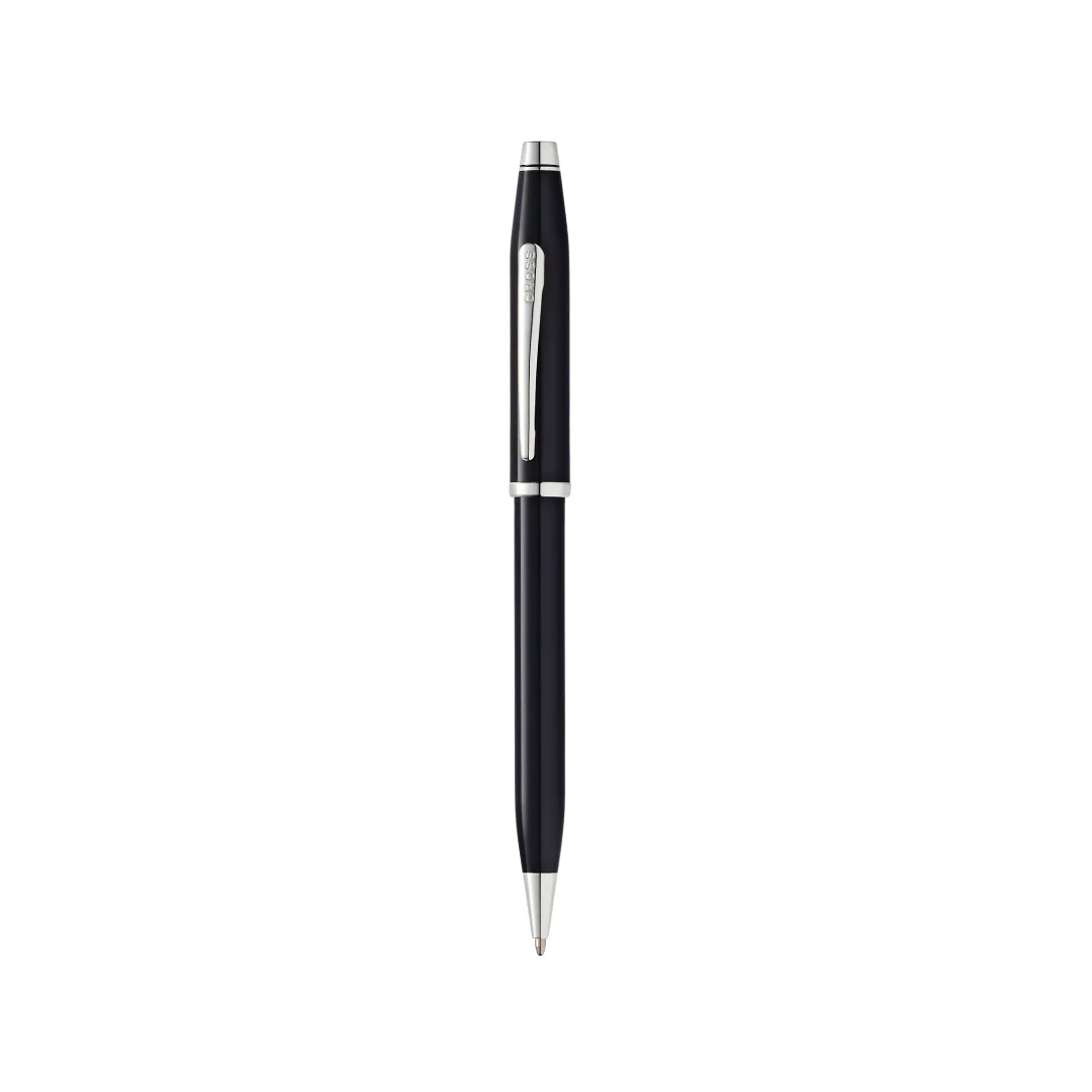 Cross Century II Black Lacquer Ballpoint Pen - Image 2