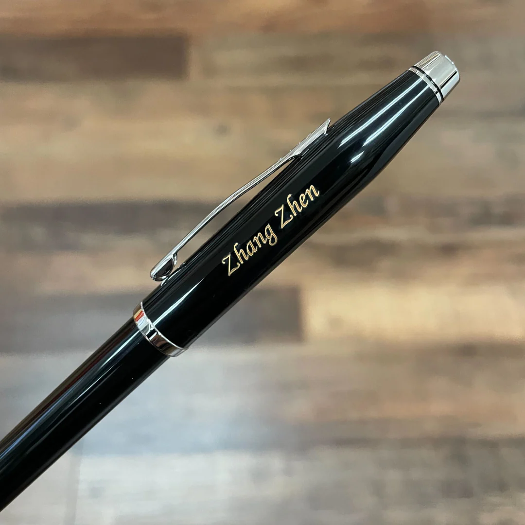 Cross Century II Black Lacquer Ballpoint Pen - Image 6