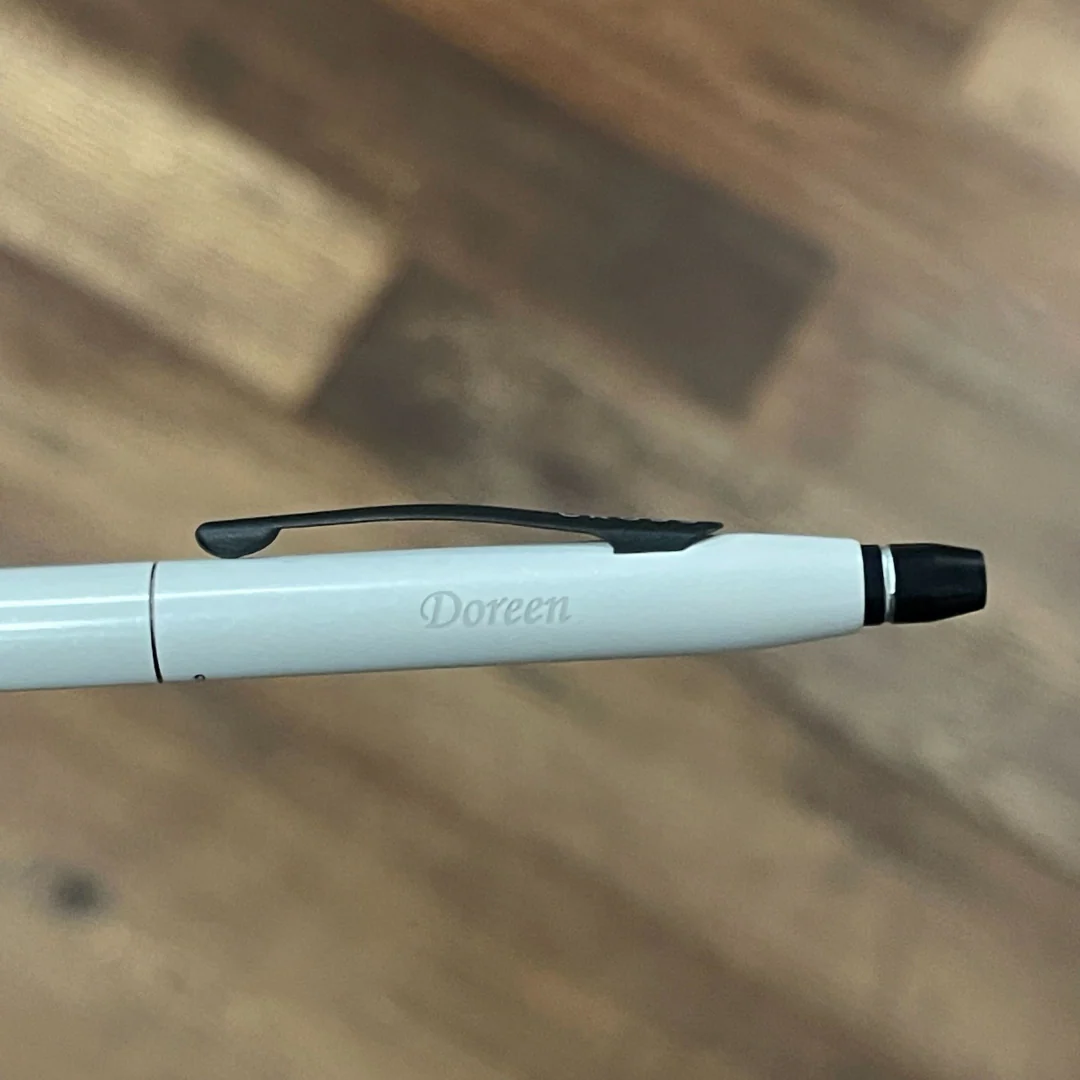 Cross Click White Rollerball Pen - Image 4