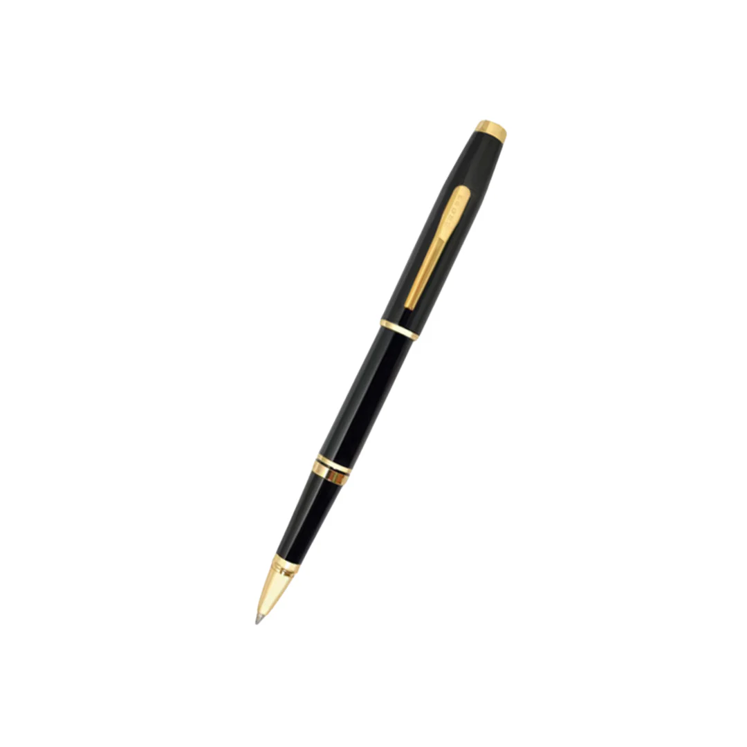 Cross Coventry Rollerball Pen - Black Lacquer With Gold Tone