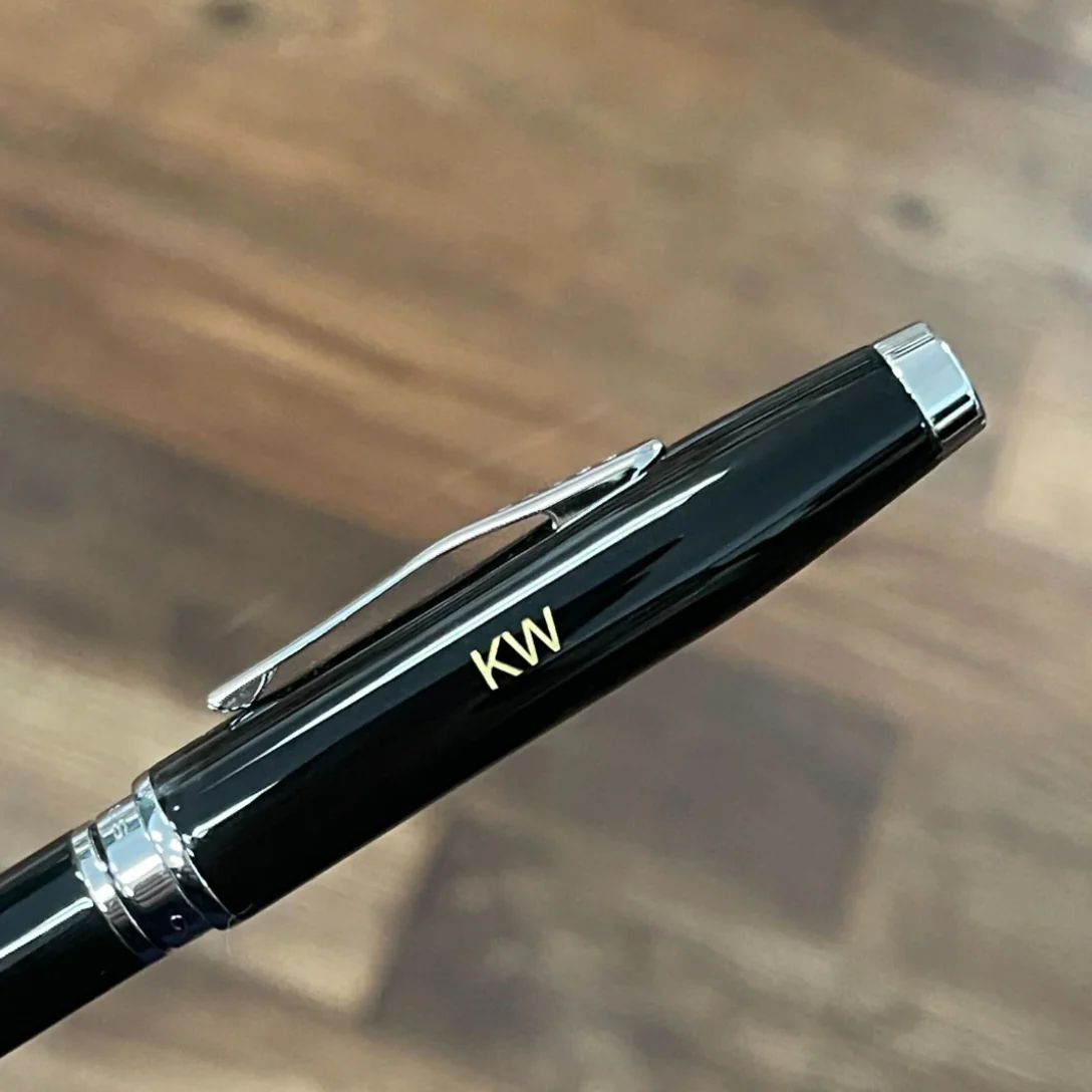 Cross Coventry Rollerball Pen - Black Lacquer With Gold Tone - Image 4