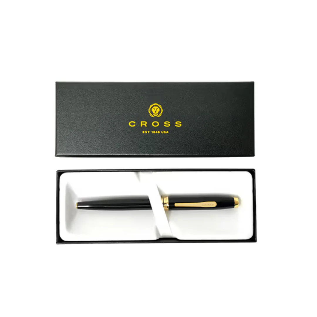 Cross Coventry Rollerball Pen - Black Lacquer With Gold Tone - Image 5