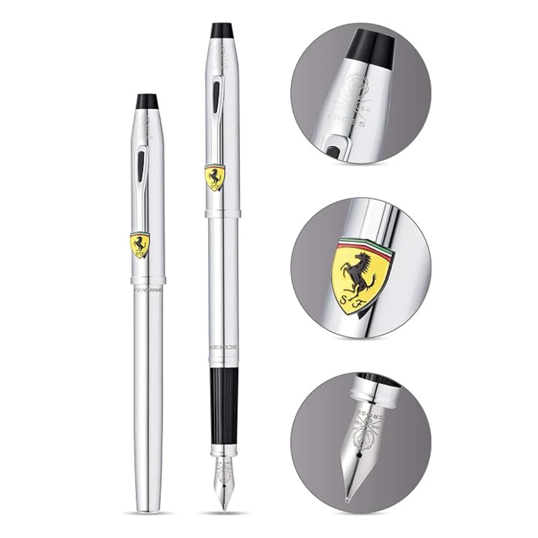 Cross Ferrari Century II Fountain Pen - Glossy Chrome - Image 5