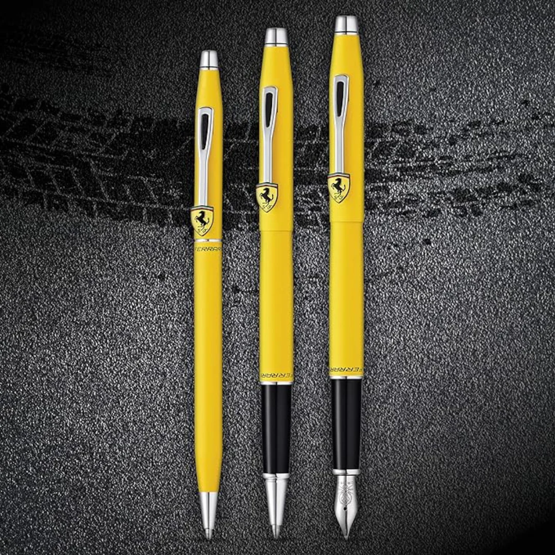 Cross Ferrari Classic Century Fountain Pen - Modena Yellow Lacquer - Image 6