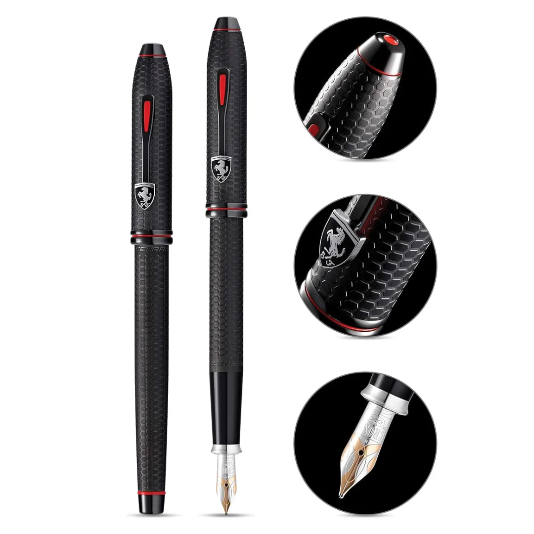 Cross Ferrari Townsend Fountain Pen - Brushed Black - Image 4