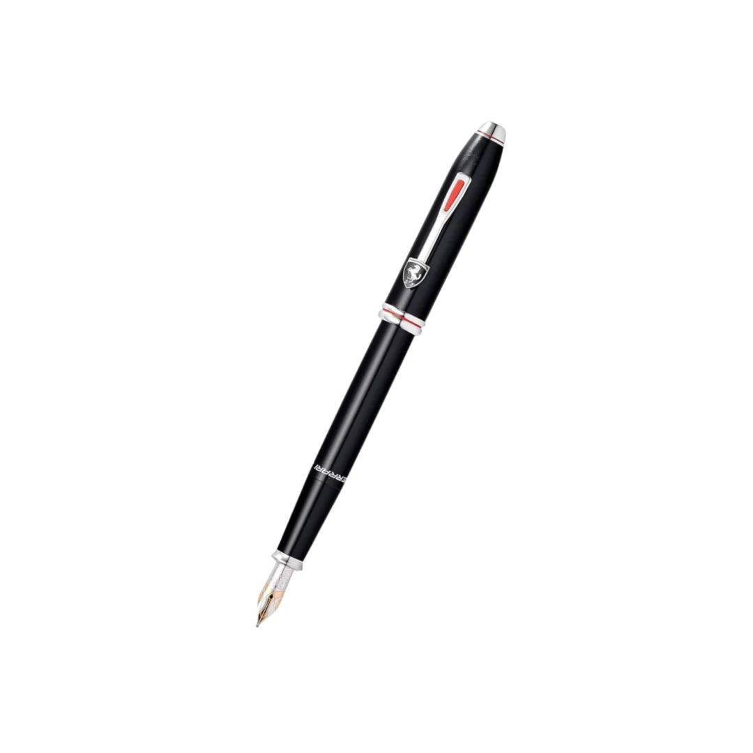Cross Ferrari Townsend Fountain Pen - Glossy Black Lacquer