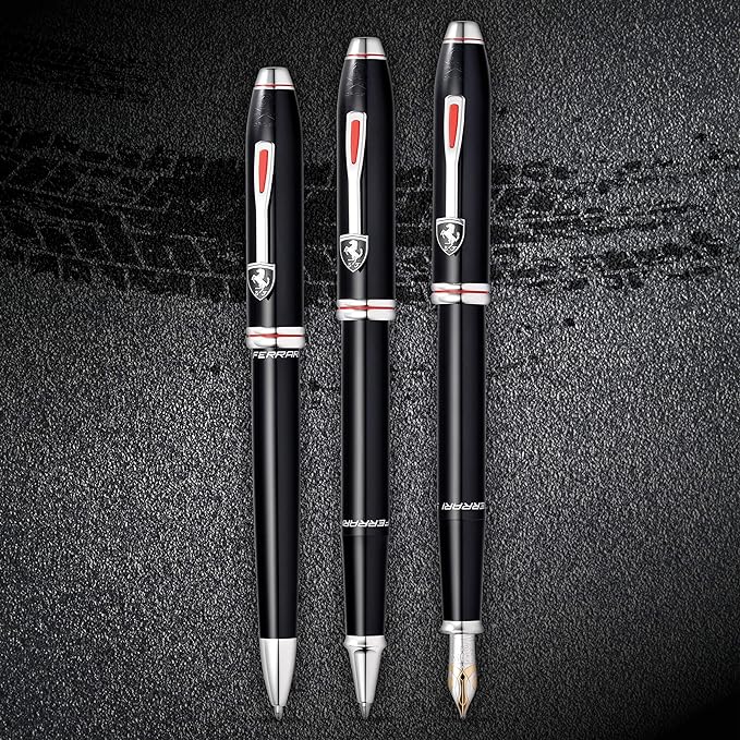 Cross Ferrari Townsend Fountain Pen - Glossy Black Lacquer - Image 5