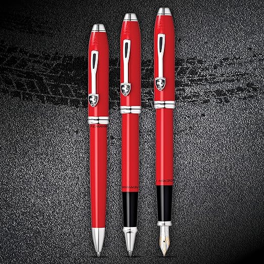 Cross Ferrari Townsend Fountain Pen - Glossy Corsa Red Lacquer - Image 5