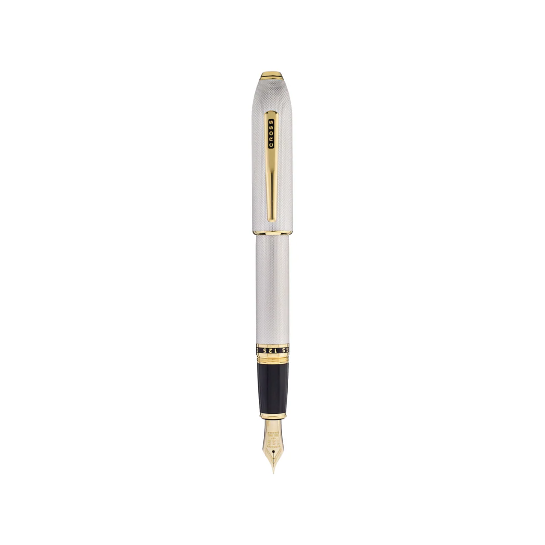 Cross Peerless 125 Fountain Pen - Platinum with Medalist Trim - Image 2