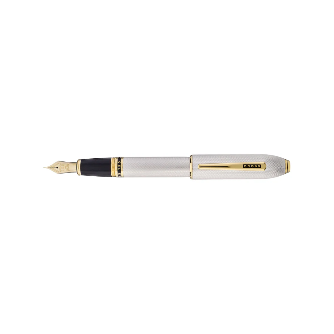 Cross Peerless 125 Fountain Pen - Platinum with Medalist Trim - Image 4