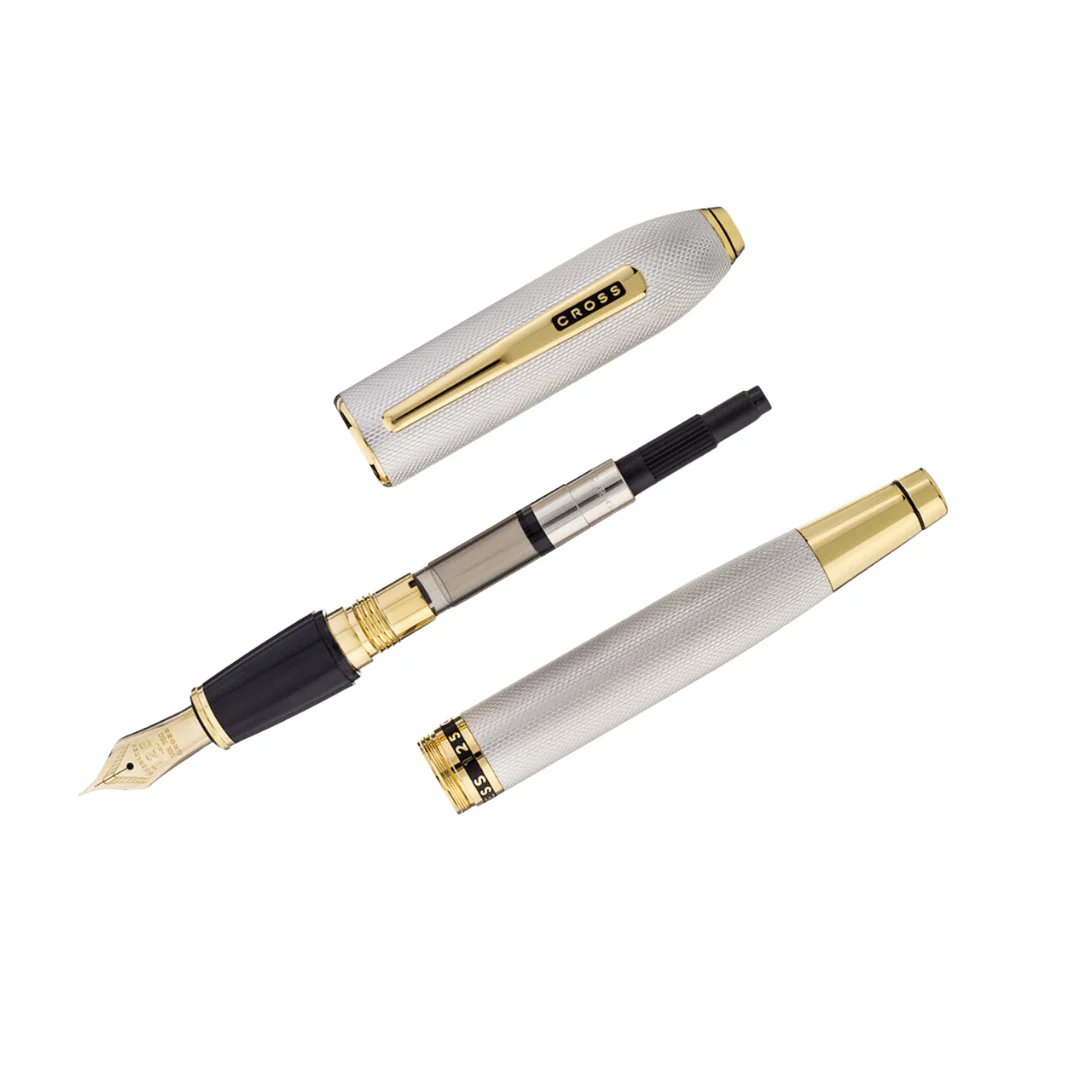 Cross Peerless 125 Fountain Pen - Platinum with Medalist Trim - Image 5