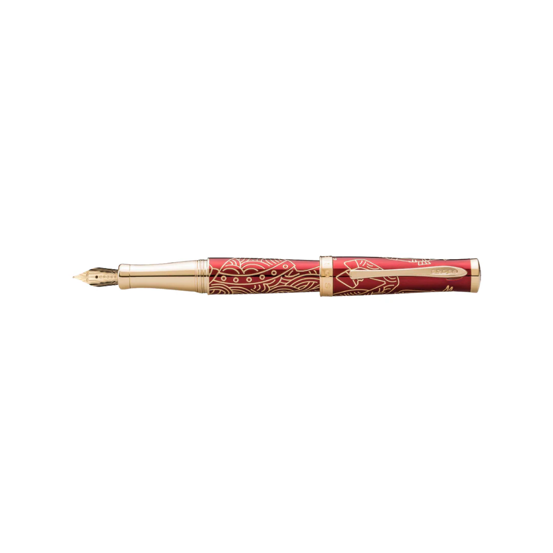 Cross Sauvage Year of the Horse Fountain Pen - Red - Image 4