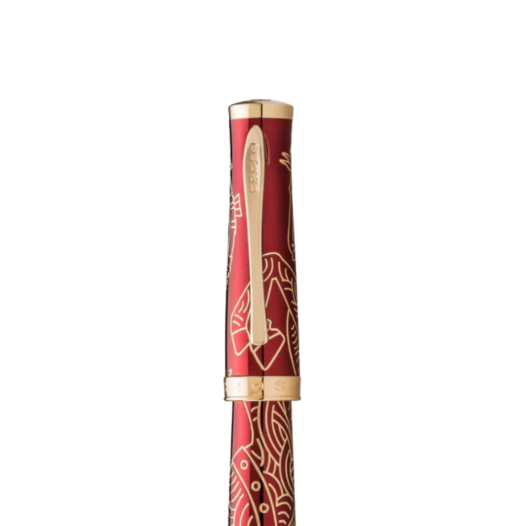 Cross Sauvage Year of the Horse Fountain Pen - Red - Image 5