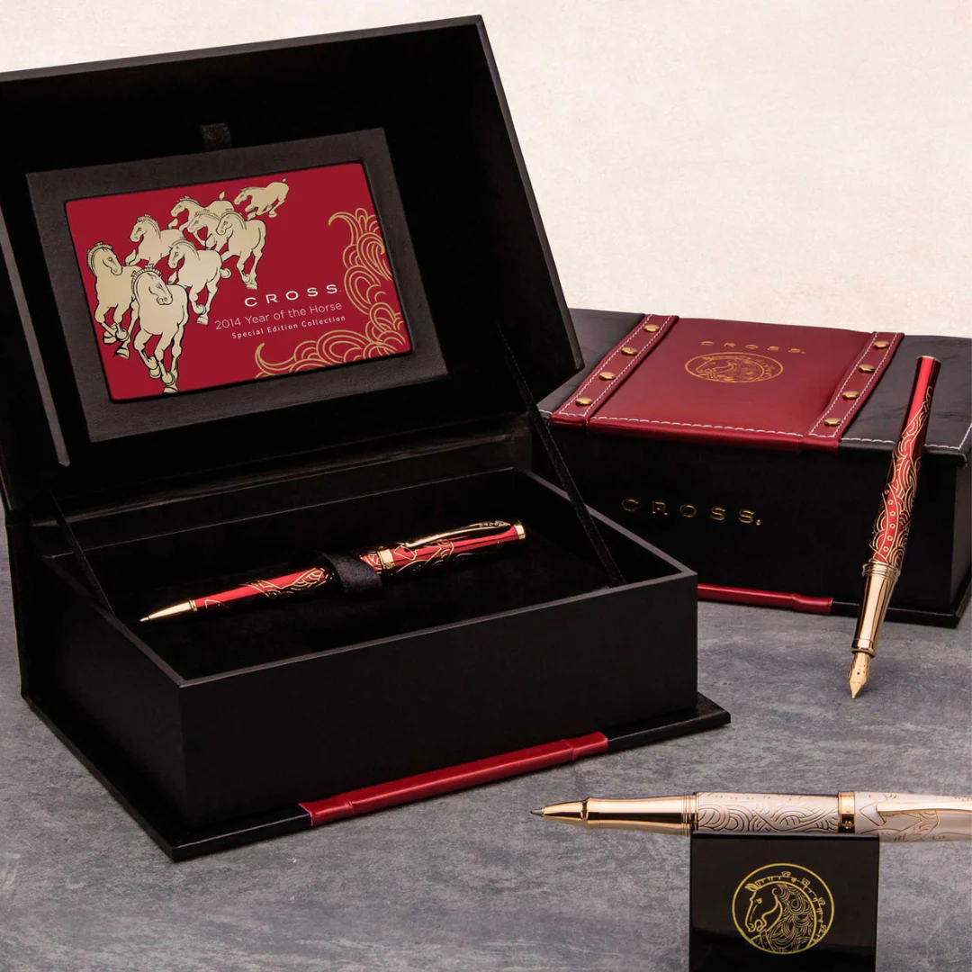 Cross Sauvage Year of the Horse Fountain Pen - Red - Image 7