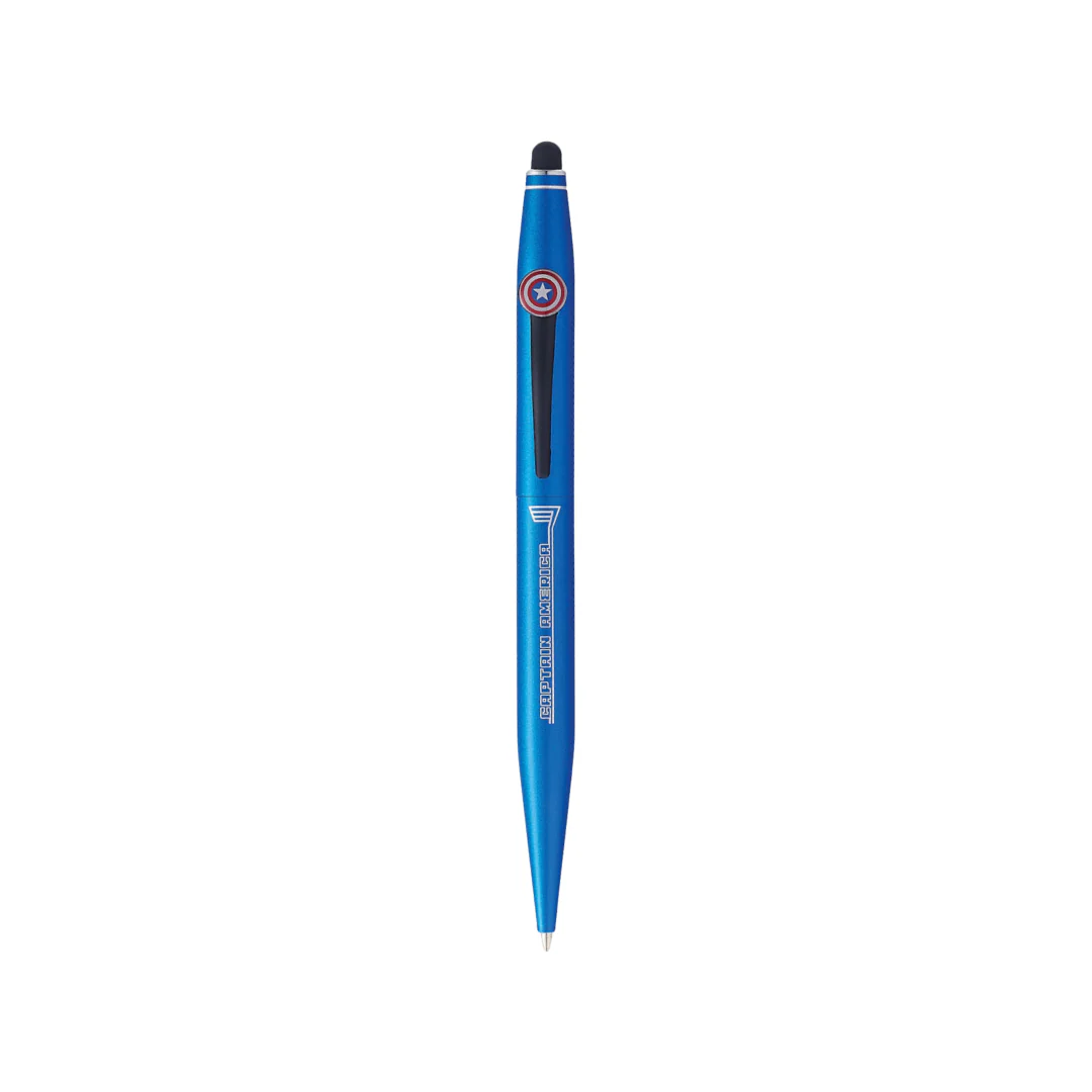 Cross Tech2 Marvel Captain America Ballpoint Pen with Stylus and Journal Gift Set - Image 5