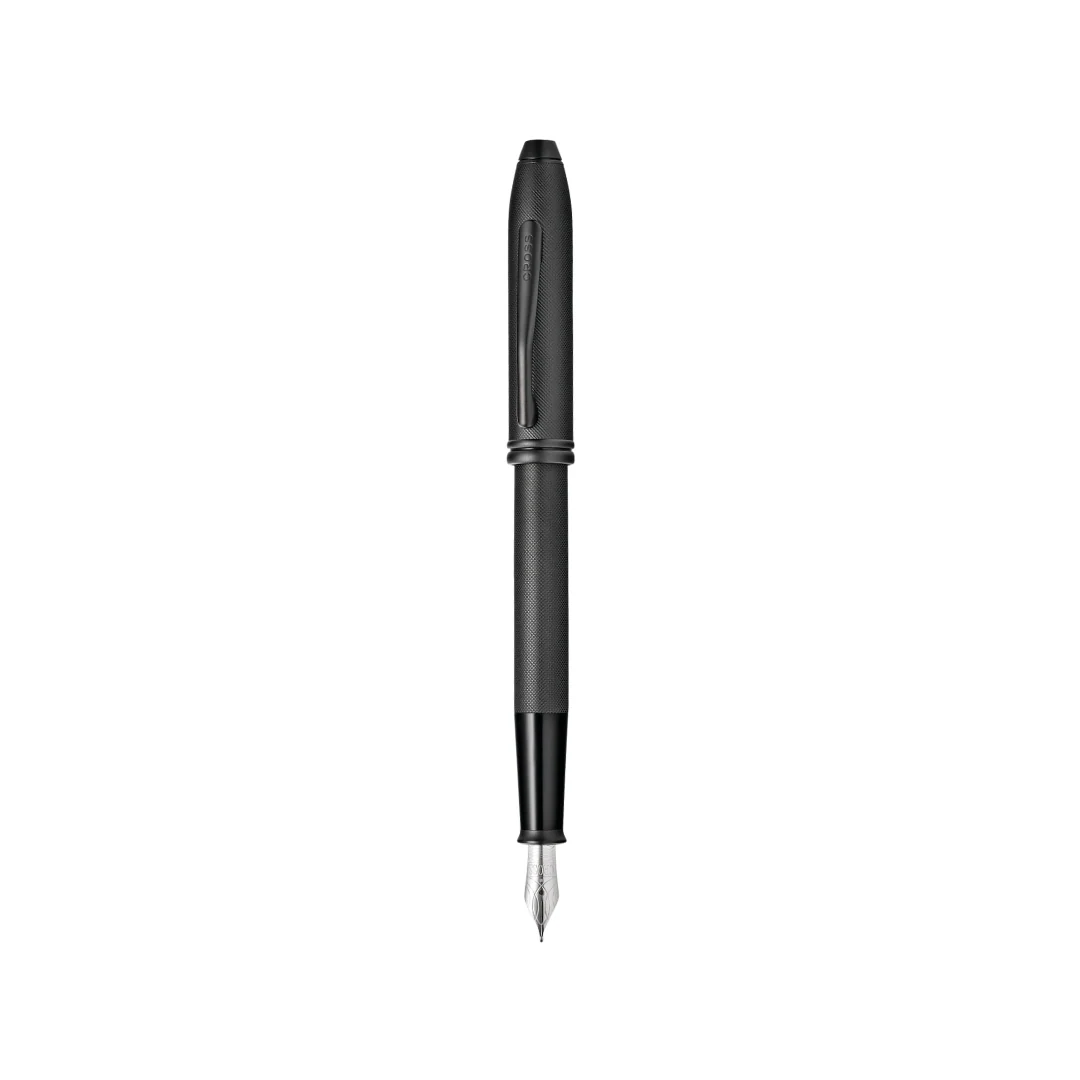 Cross Townsend Black PVD Micro-knurl Fountain Pen - Image 2
