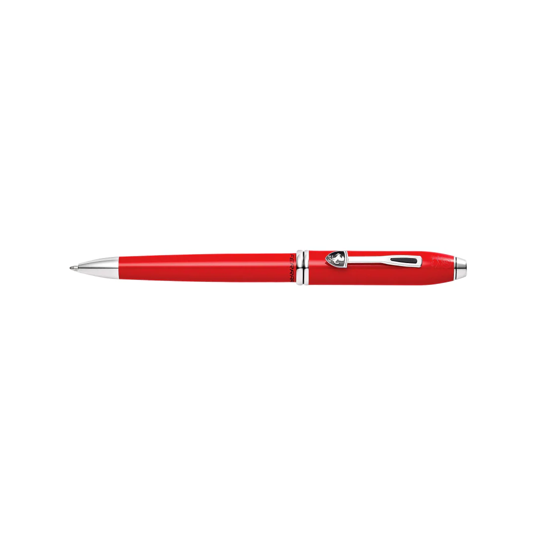 Cross Ferrari Townsend Ballpoint Pen - Glossy Rosso Corsa Red Lacquer - Image 4