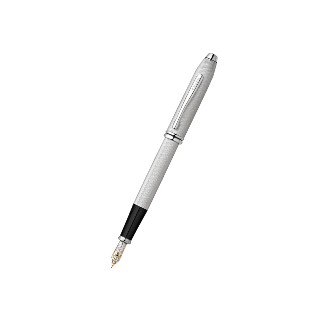 Cross Townsend Fountain Pen - Brushed Platinum