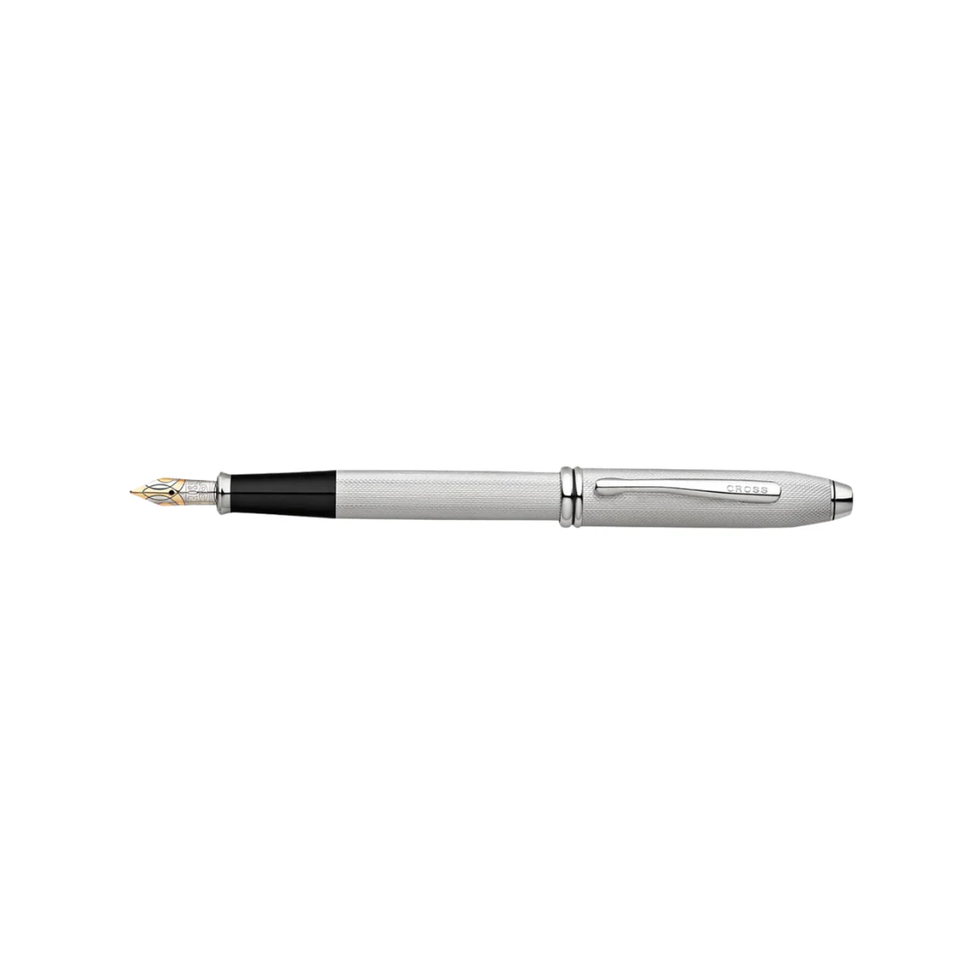 Cross Townsend Fountain Pen - Brushed Platinum - Image 4
