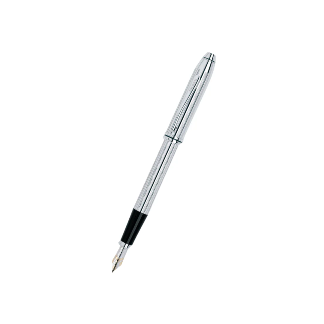 Cross Townsend Fountain Pen - Platinum