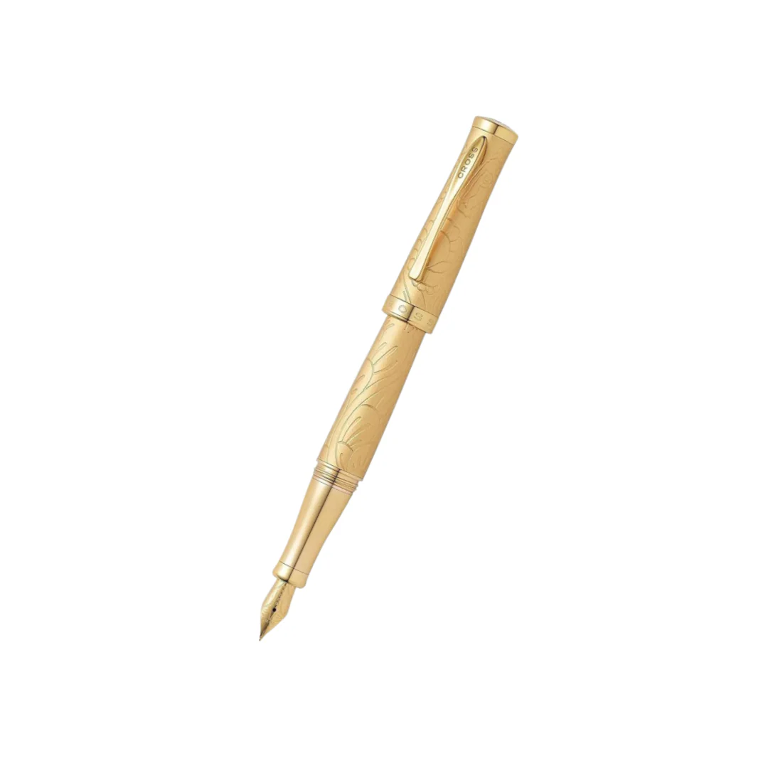 Cross Year Of The Goat Fountain Pen - 18K Gold with Rhodium Plated Nib