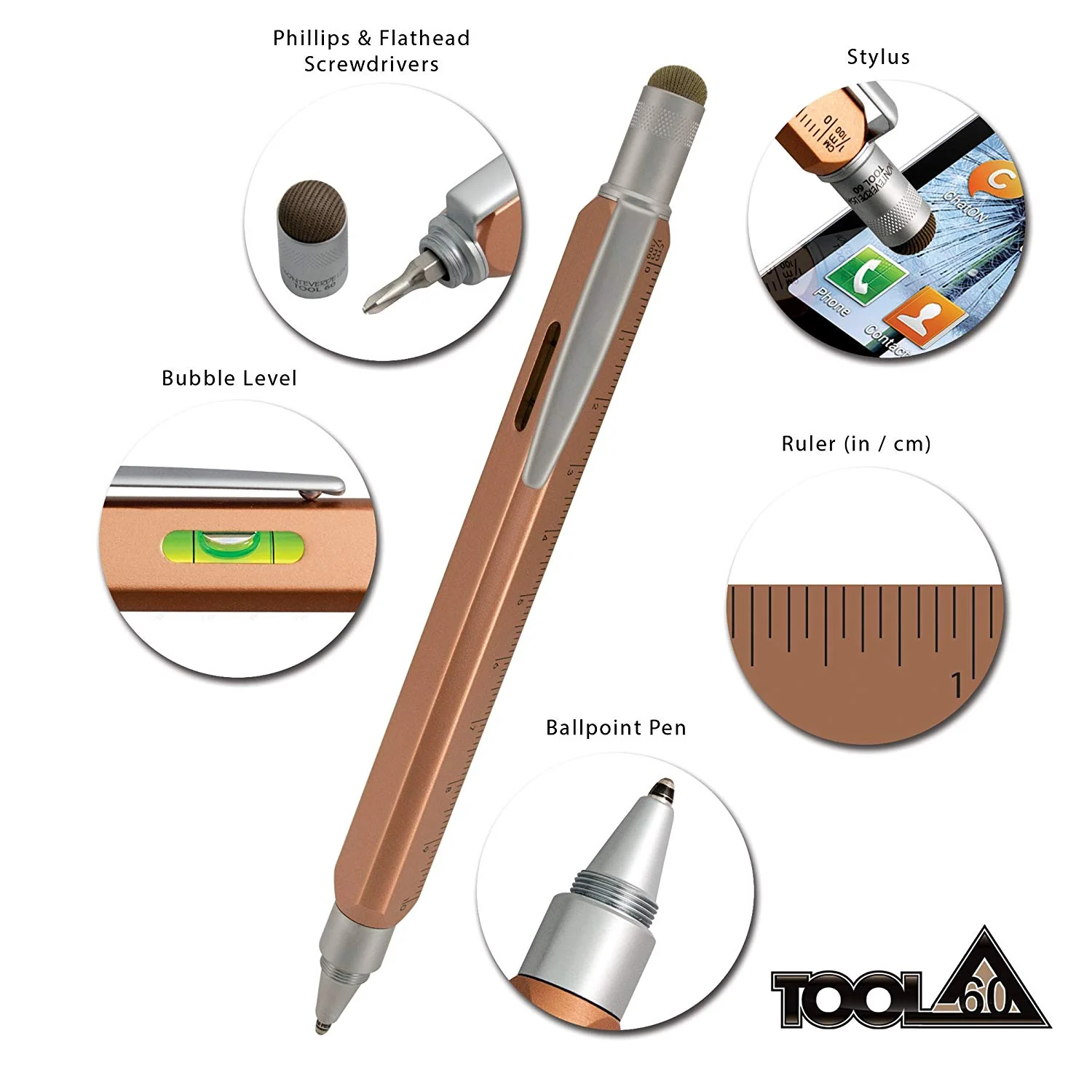 Monteverde Tool 60 Ballpoint Autumn Copper - Image 2