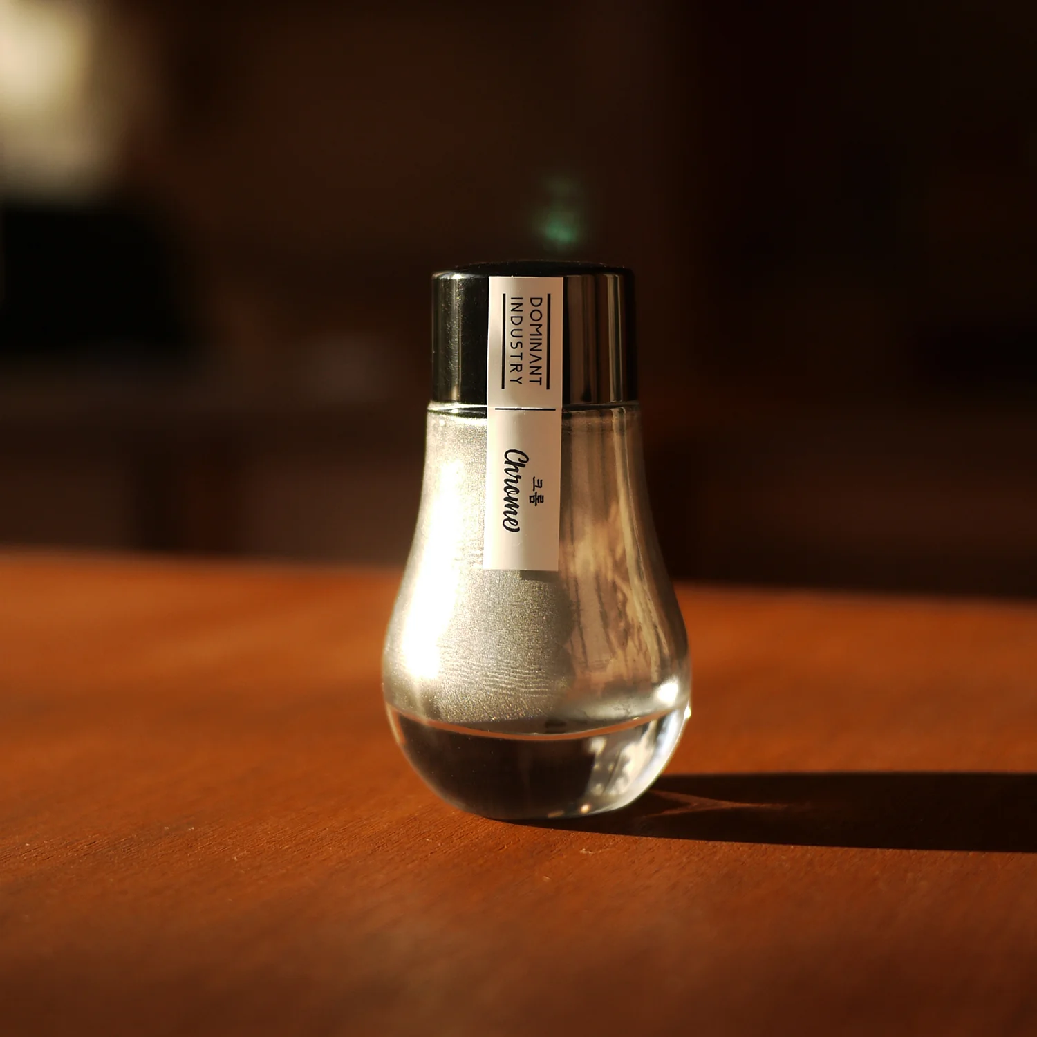 Dominant Industry Mirror 25ml Ink Bottle (for Dip Pen) - Chrome