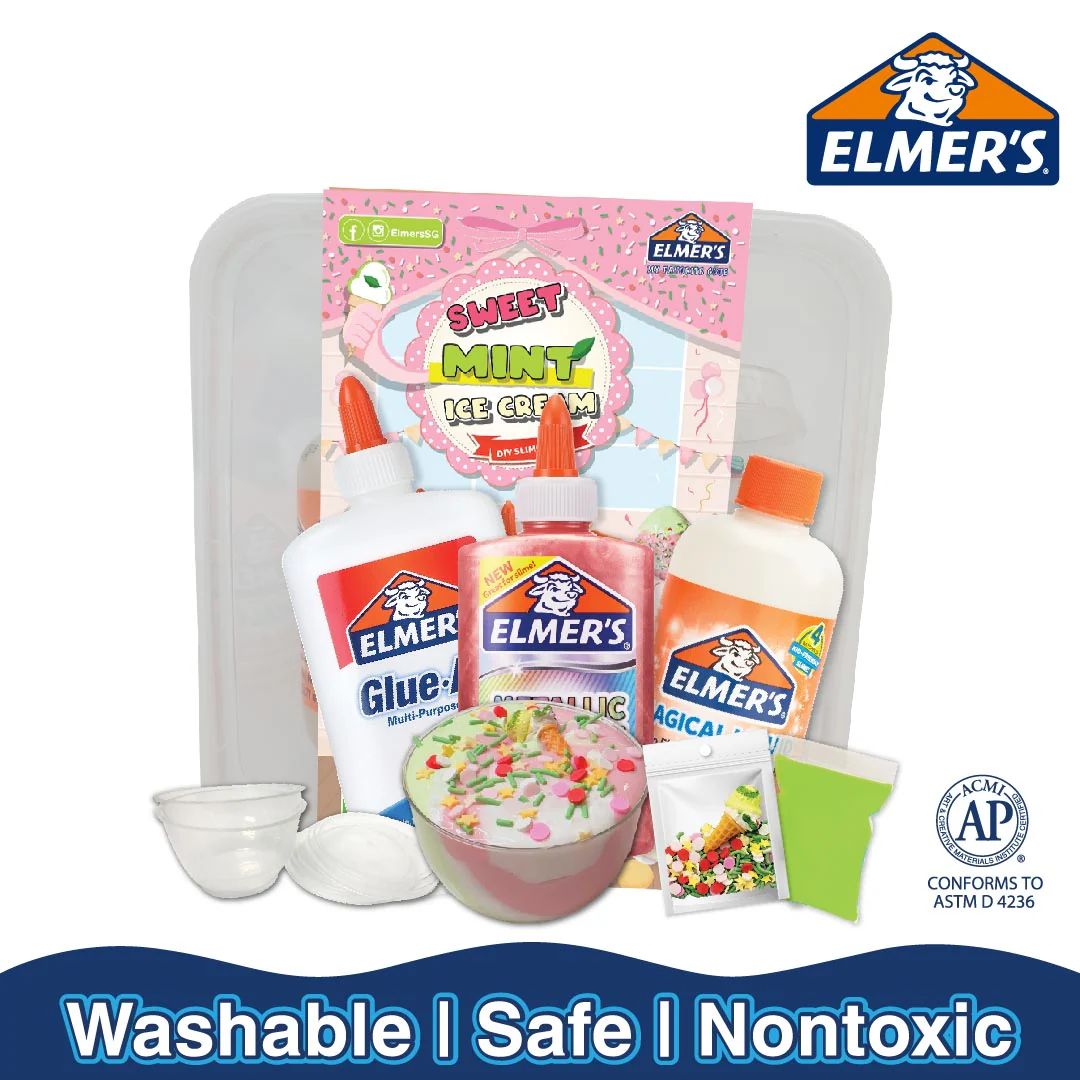 Elmer’s DIY Slime Kit - Sweet Mint Ice Cream - Image 2