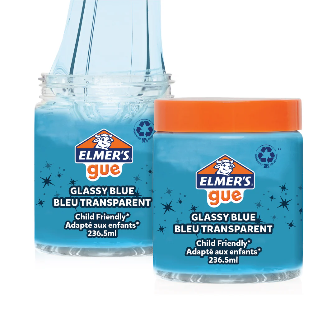 Elmer’s Gue (236ml) - Glassy Blue Bleu Transparent - Image 2