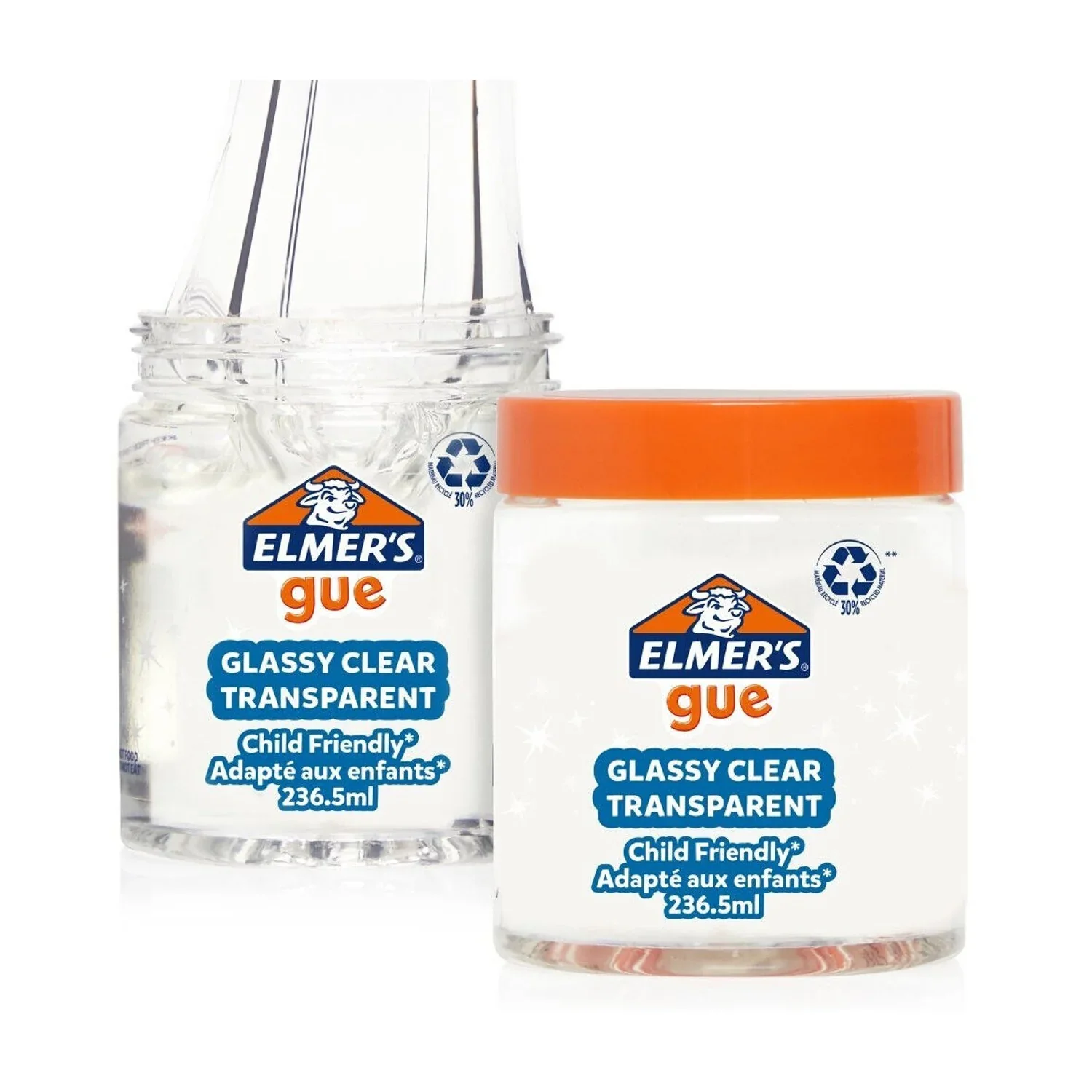 Elmer’s Gue (236ml) - Glassy Clear Transparent - Image 2