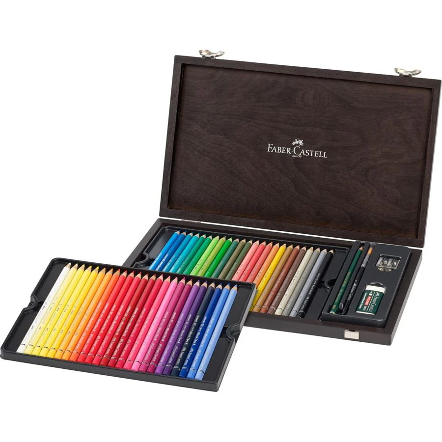 Faber-Castell Albrecht Dürer Watercolour Pencil in Wooden Case of 48
