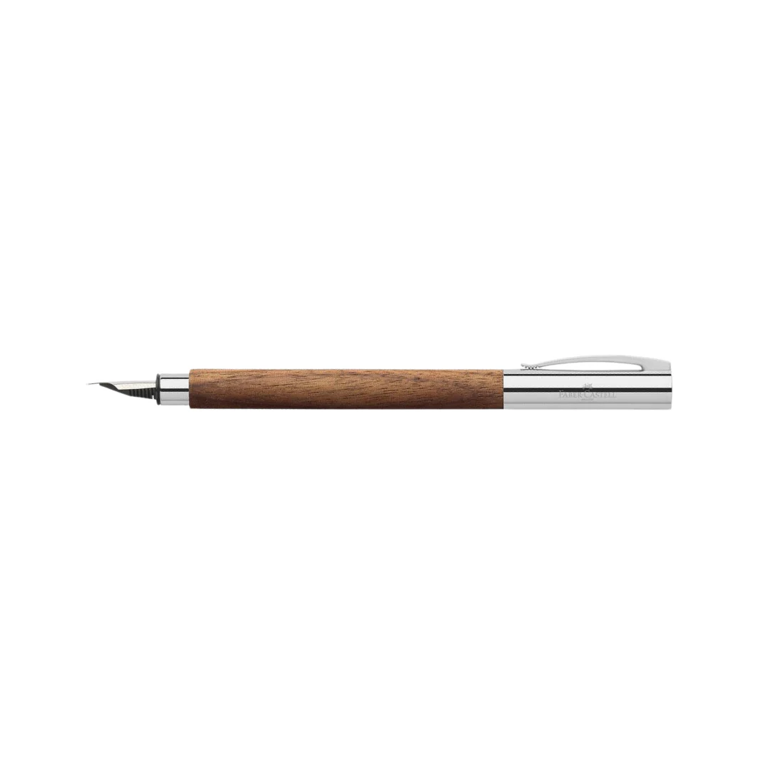 Faber-Castell Ambition Fountain Pen Walnut Wood - Image 3