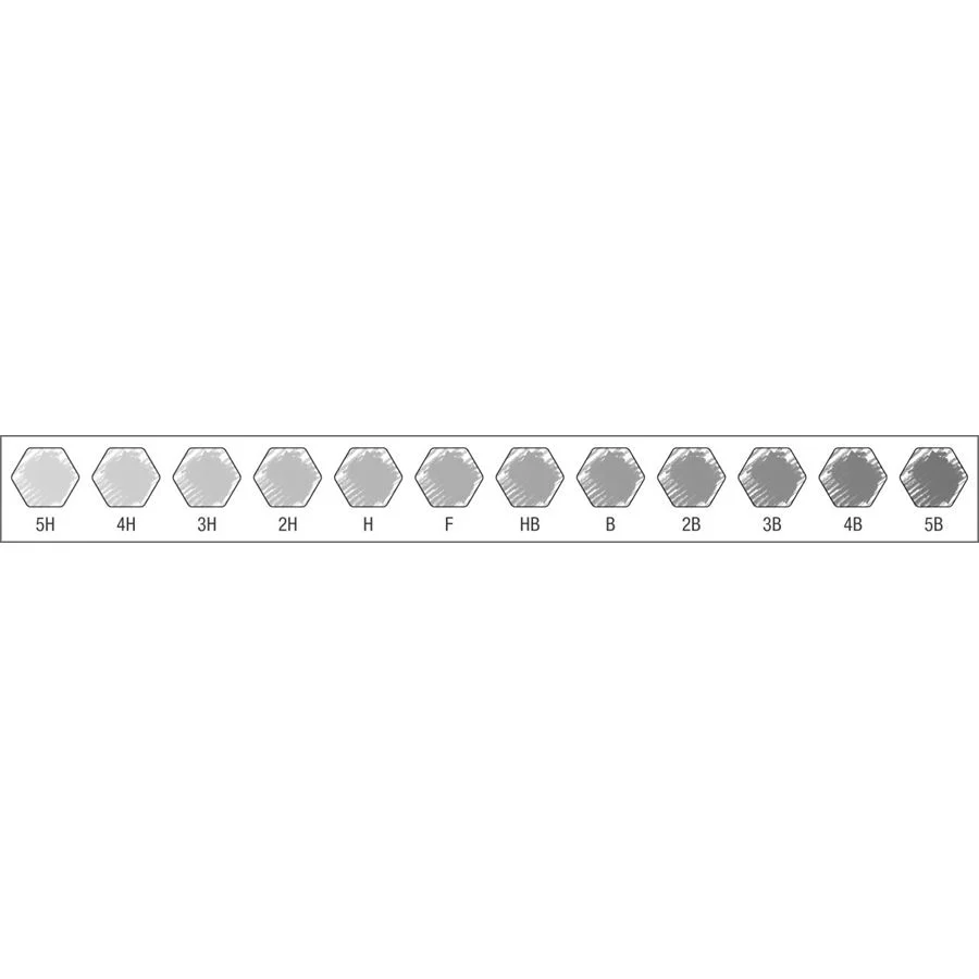 Faber-Castell Castell 9000 Graphite Pencil Design Set of 12 - Image 4