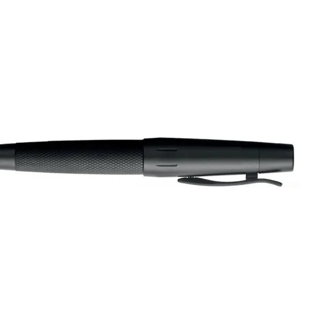 Faber-Castell E-Motion Ballpoint Pen Pure Black Anodized Aluminum - Image 4