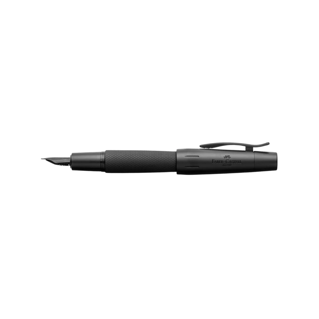 Faber-Castell E-Motion Fountain Pen Pure Black Anodized Aluminum (FPD 2024) - Image 5