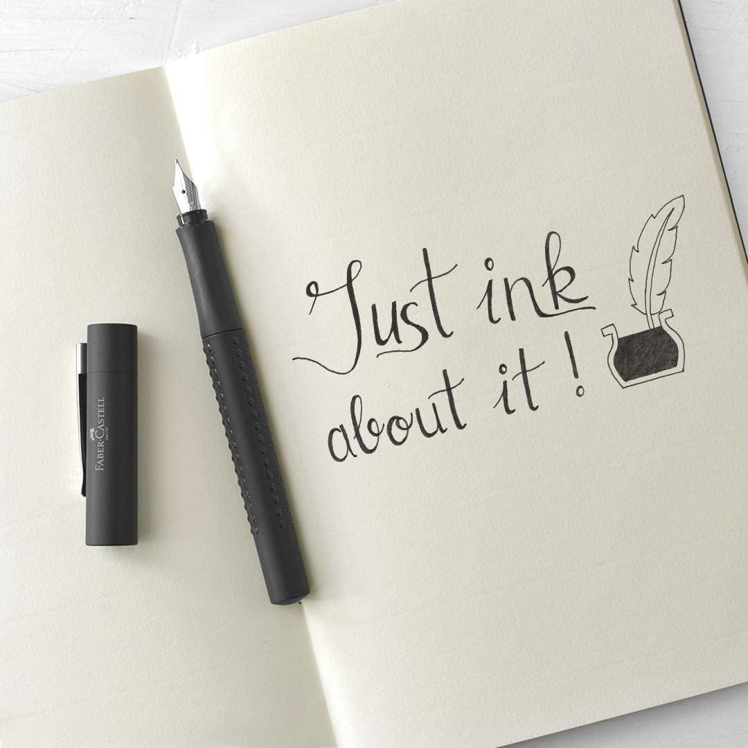 Faber-Castell Grip Edition Fountain Pen All Black (FPD 2024) - Image 7