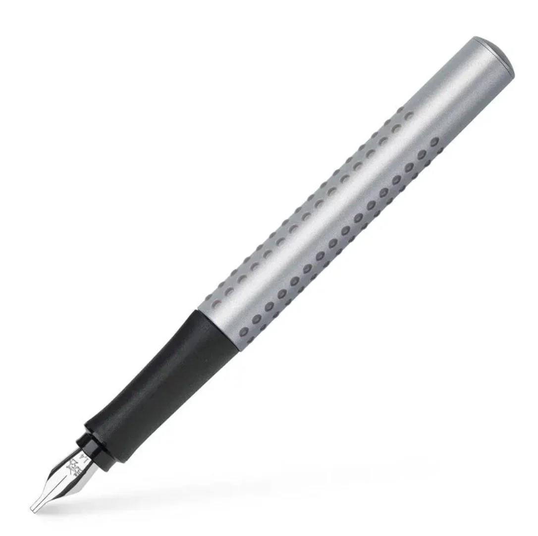 Faber-Castell Grip Fountain Pen Calligraphy Set silver (1.1/ 1.4/ 1.8) - Image 3