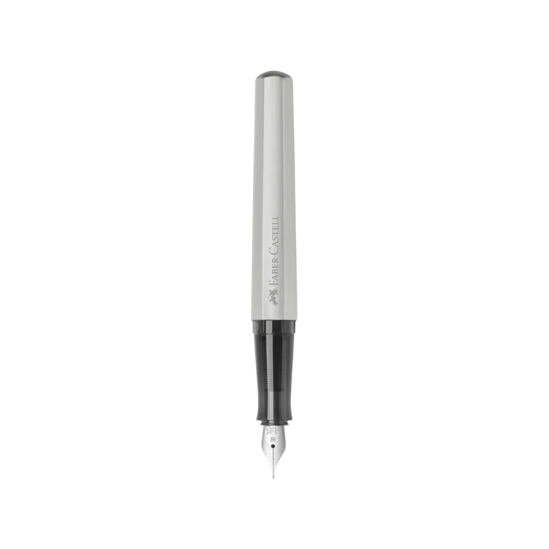 Faber-Castell Hexo Silver Matt Fountain Pen - Image 3
