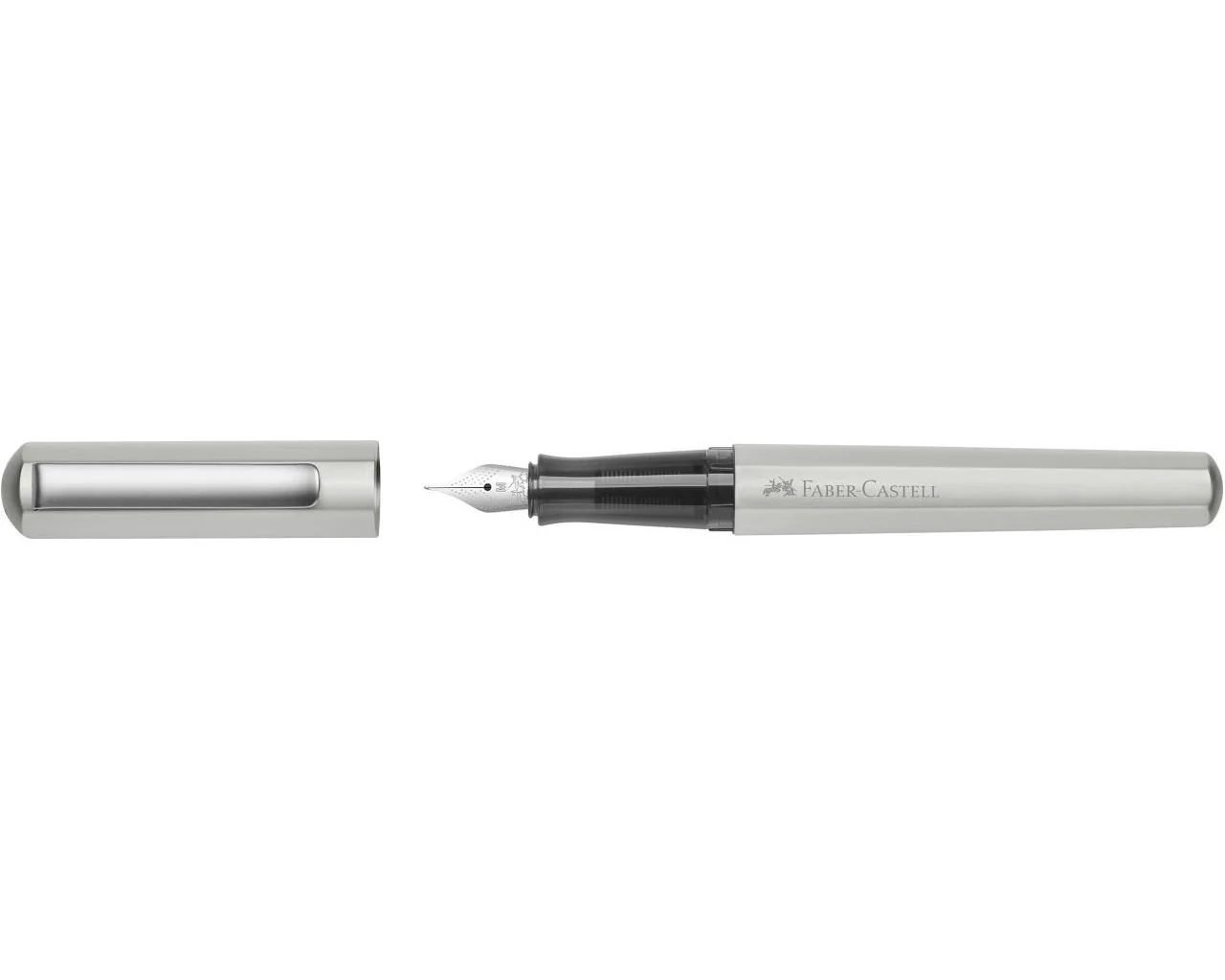 Faber-Castell Hexo Silver Matt Fountain Pen - Image 6