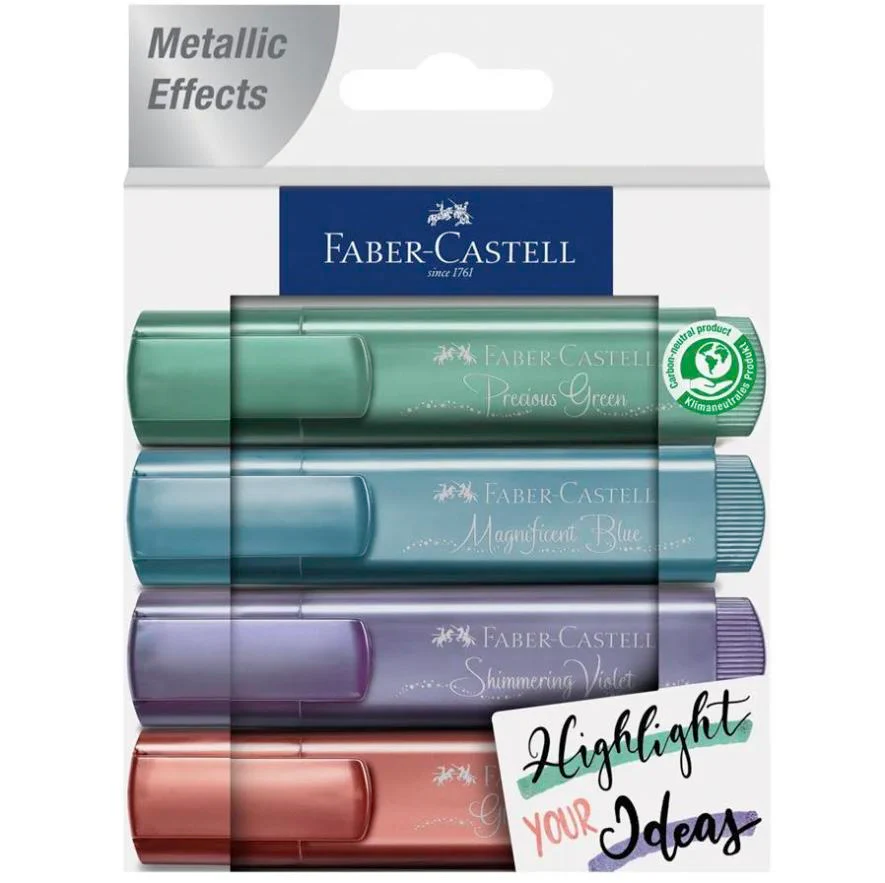 Faber-Castell Highlighter TL 46 Metallic Shimmering Violet - Image 8